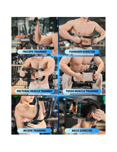 Entrenador de brazos Saker Twister Zaucet 40-90lb ajustable 2