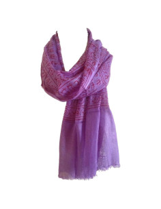 Bufanda de Oración de Algodón Karma Handicrafts OM 137x56cm