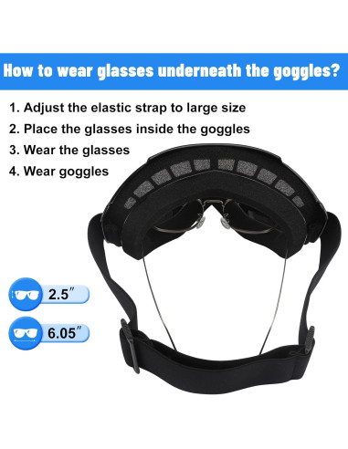 Gafas de Motocross 4-FQ 2-Pack con Bufanda Facial Transpirable