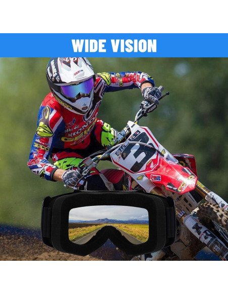 Gafas de Motocross 4-FQ 2-Pack con Bufanda Facial Transpirable