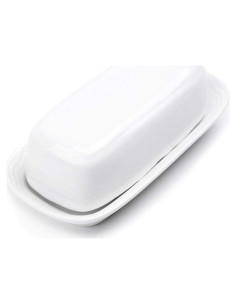 Plato para Mantequilla Fox Run Cerámica Blanca 20.32 cm