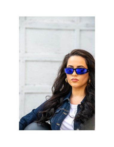 Gafas de sol Birdz Eyewear Oriole para motocicleta con lentes espejo