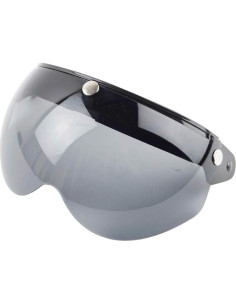 Casco Abierto VCOROS Estilo Piloto Retro Negro Universal 2