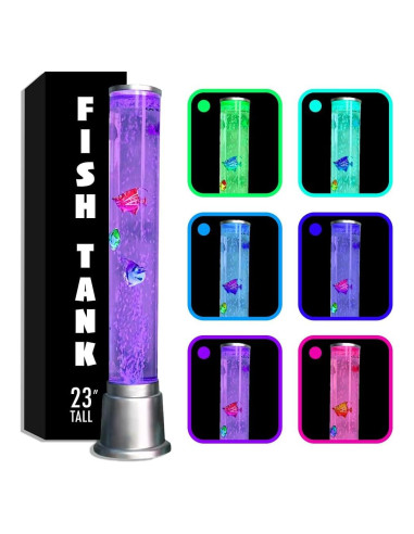 Lámpara de Lava Sensorial LED Shop LC 63.5 cm Multicolor