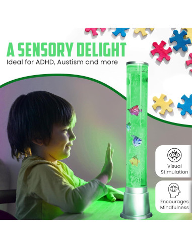 Lámpara de Lava Sensorial LED Shop LC 63.5 cm Multicolor