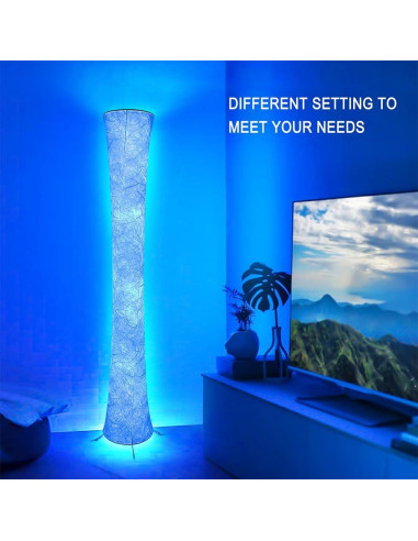 Lámpara de Pie Inteligente LED RGB 158 cm Yinghuochong