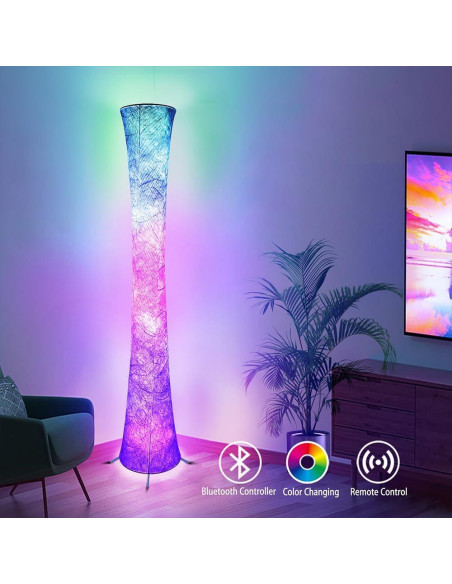 Lámpara de Pie Inteligente LED RGB 158 cm Yinghuochong