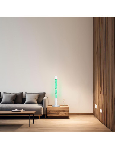 Lámpara de Movimiento Líquido LKUA 76 cm Cera Blanca Verde