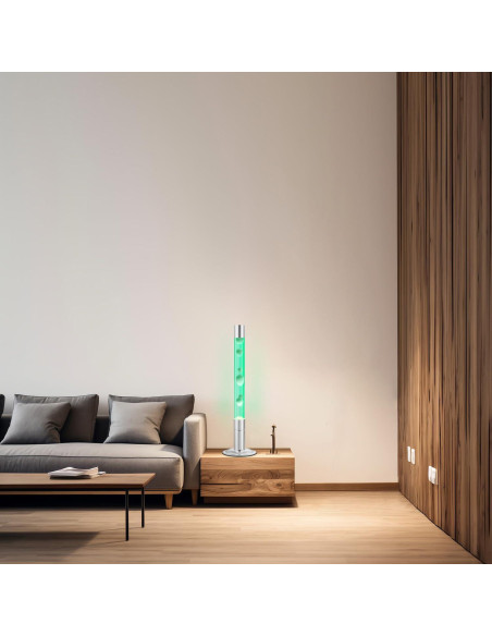 Lámpara de Movimiento Líquido LKUA 76 cm Cera Blanca Verde