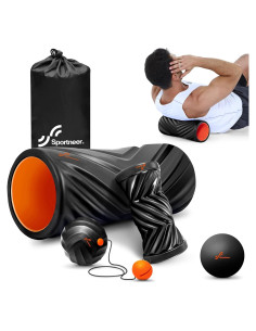 Conjunto de Rodillos de Espuma Sportneer 4 en 1 - Masaje Profundo
