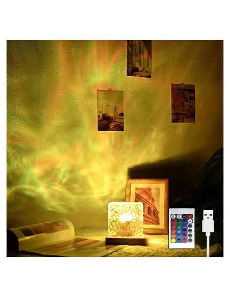 Proyector de Luz de Olas YXQUA LP-247072 RGB 16 Colores