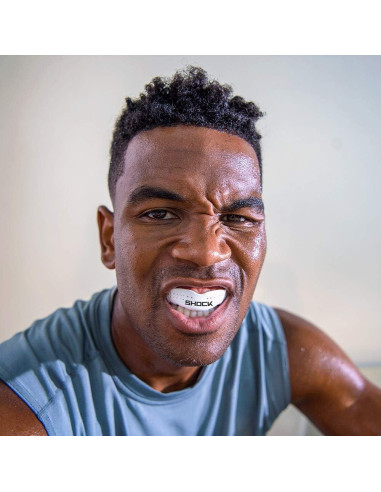 Protector Bucal Deportivo Shock Doctor Trash Talker Adulto Negro