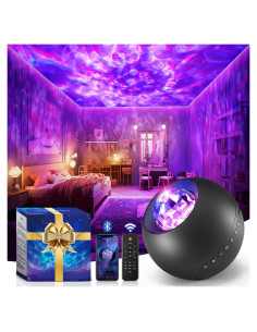 Proyector Galáctico One Fire LED con Bluetooth y Ruido Blanco