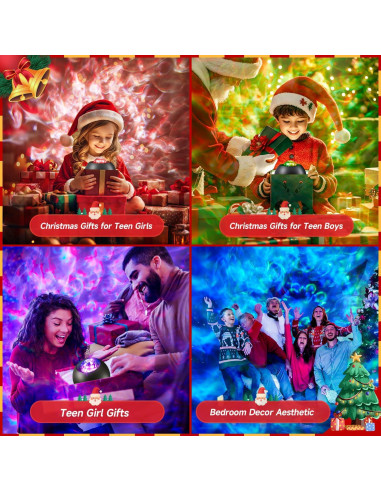 Proyector Galáctico One Fire LED con Bluetooth y Ruido Blanco