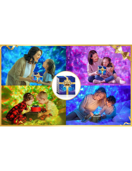 Proyector Galáctico One Fire LED con Bluetooth y Ruido Blanco