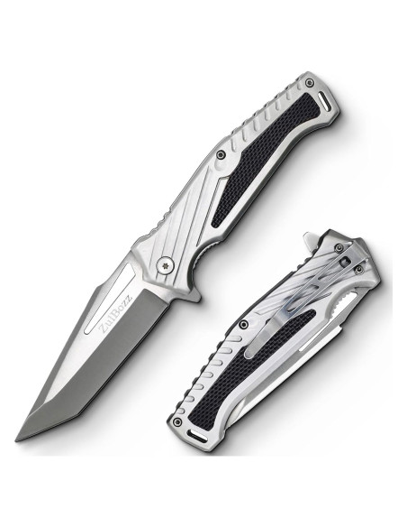 Cuchillo de bolsillo plegable ZulBozz 21 cm acero 440C EDC