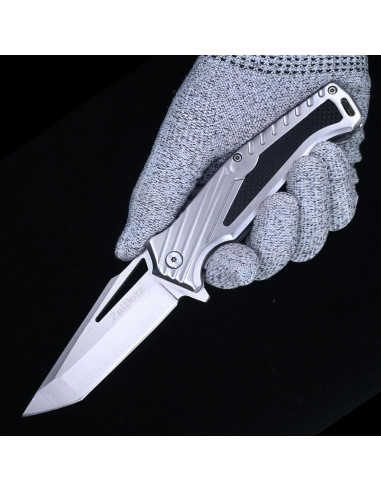Cuchillo de bolsillo plegable ZulBozz 21 cm acero 440C EDC