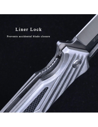 Cuchillo de bolsillo plegable ZulBozz 21 cm acero 440C EDC