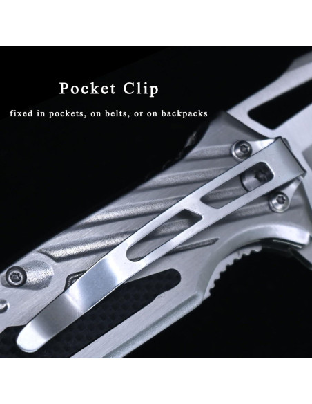 Cuchillo de bolsillo plegable ZulBozz 21 cm acero 440C EDC