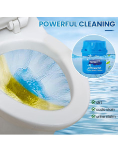 Paquete de 12 tabletas limpiadoras de inodoro Dimsile 200g 2