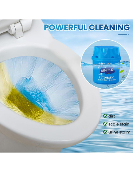 Paquete de 12 tabletas limpiadoras de inodoro Dimsile 200g