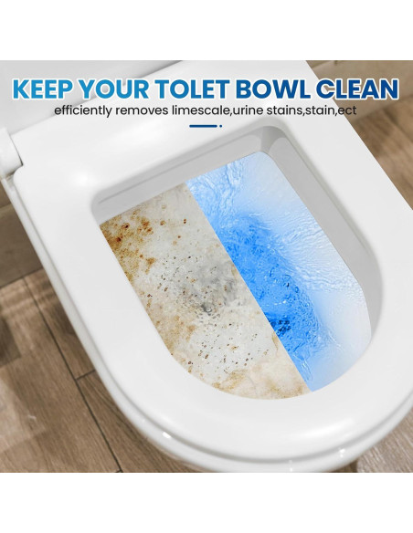 Paquete de 12 tabletas limpiadoras de inodoro Dimsile 200g