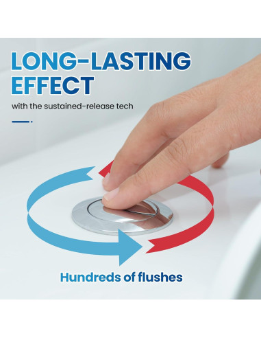 Paquete de 12 tabletas limpiadoras de inodoro Dimsile 200g