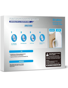 30 Tabletas Limpiadoras de Inodoro ROOAUG - Efecto Antibacteriano 2