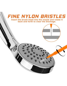 Juego de 20 Cepillos de Limpieza para Cabezal de Ducha Xthrotsenk 2