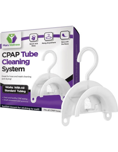 Sistema de Limpieza de Tubos CPAP Mars Wellness - 15.4x13.3cm