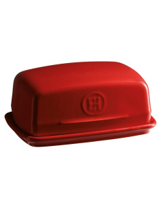 Plato para Mantequilla Emile Henry Cerámica 16.5x11.4cm Burdeos