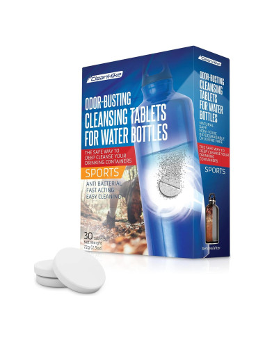 Tabletas de Limpieza CleanHike para Botellas de Agua - 30 Unidades