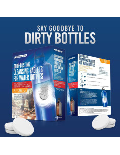 Tabletas de Limpieza CleanHike para Botellas de Agua - 30 Unidades 2