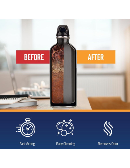 Tabletas de Limpieza CleanHike para Botellas de Agua - 30 Unidades