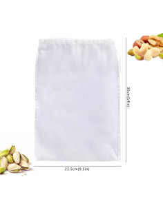 Bolsas Reutilizables para Colar Leche de Nueces COKUMA 24x36cm 2