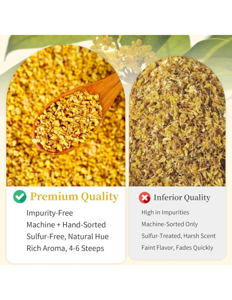 Té de Flor de Osmanthus Natural Wanhua Hall 50g - Aroma Rico