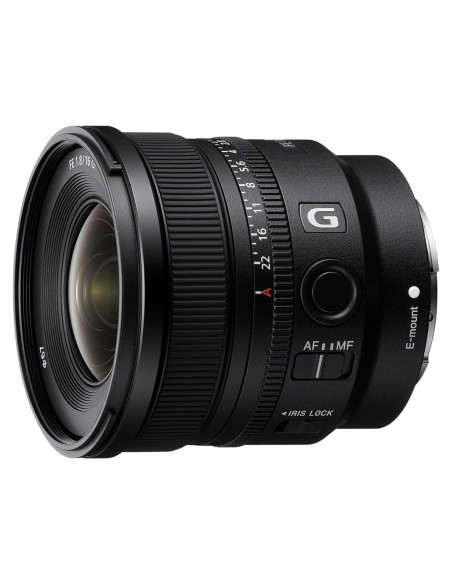 Objetivo Gran Angular Sony FE 16mm f/1.8 G - 304g