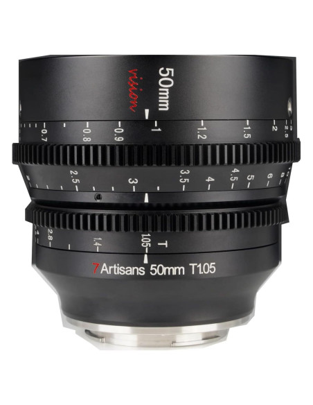 Lente de Cine 7artisans 50mm T1.05 para Cámara Sony E-Mount