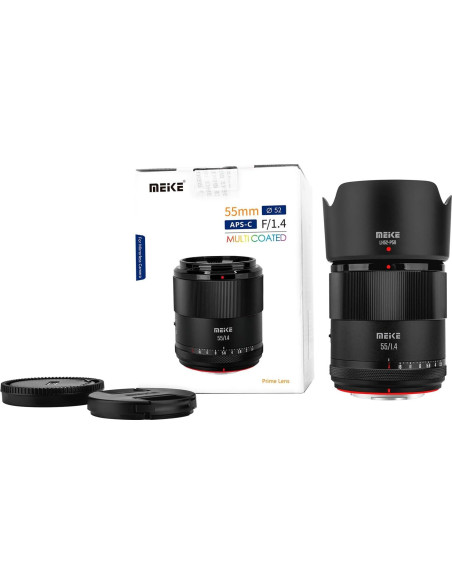 Lente Meike 55mm F1.4 Auto Enfoque STM para Fujifilm