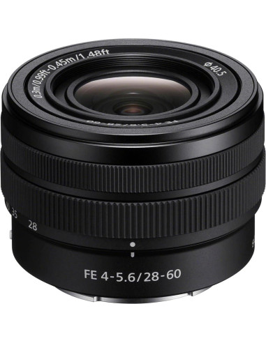 Lente Sony FE 28-60mm f/4-5.6 para cámaras Alpha