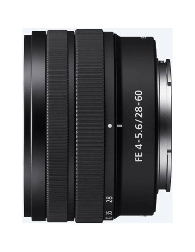 Lente Sony FE 28-60mm f/4-5.6 para cámaras Alpha