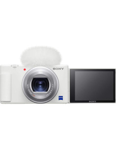 Cámara Digital Sony ZV-1 Blanca con Kit de Accesorios Vlog 2