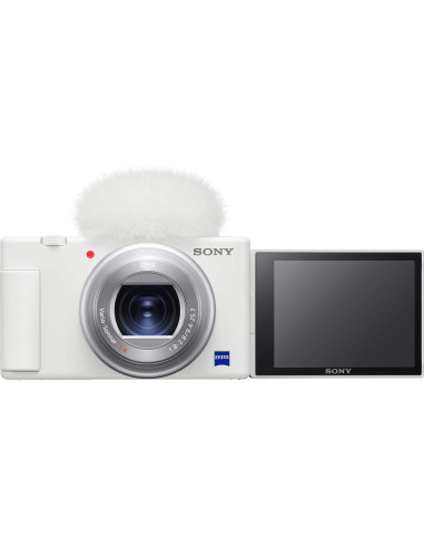 Cámara Digital Sony ZV-1 Blanca con Kit de Accesorios Vlog