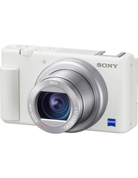 Cámara Digital Sony ZV-1 Blanca con Kit de Accesorios Vlog