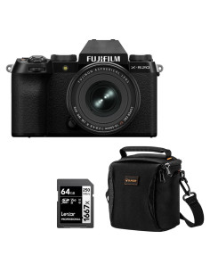 Cámara Sin Espejo Fujifilm X-S20 con Lente XF 16-50mm y Accesorios