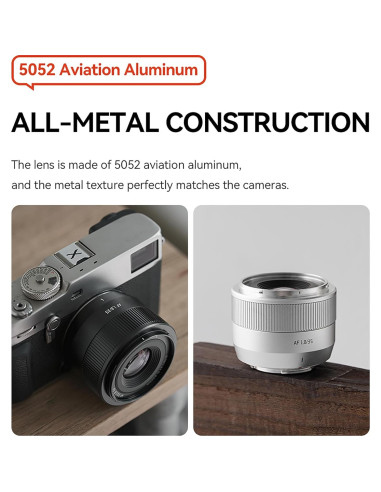 Lente TTArtisan AF 35mm F1.8 II Plata para E-Mount