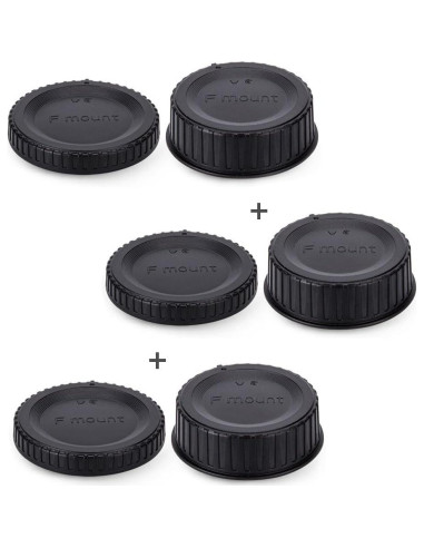Tapa de lente y cuerpo Nikon F Mount JJC L-R16 - 3 Paquetes