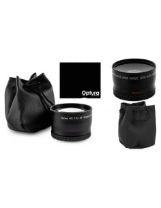 Lente Telefoto 2X y Gran Angular 43MM OPTURA para Leica D-LUX