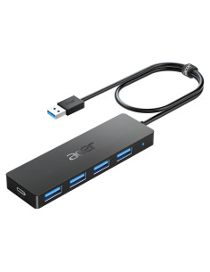 Hub USB Acer 4 Puertos 3.0 con Alimentación Tipo C 0.61m