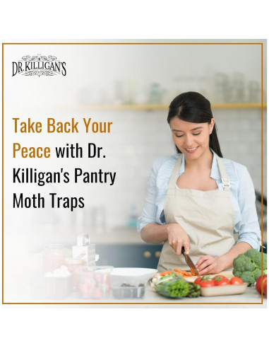 Trampas de Polilla de Alacena Dr. Killigan - 6 Unidades, Negro